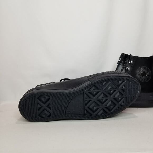 Converse Women's CTAS Lift Leather Platform Hi Tops Size 7.5 Black A12476C NWT - Picture 8 of 9